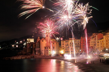 Camogli Liguria New Year's Eve 2025 2026 fireworks