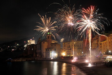 Camogli Liguria New Year's Eve 2025 2026 fireworks