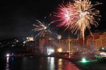 Camogli Liguria New Year's Eve 2025 2026 fireworks