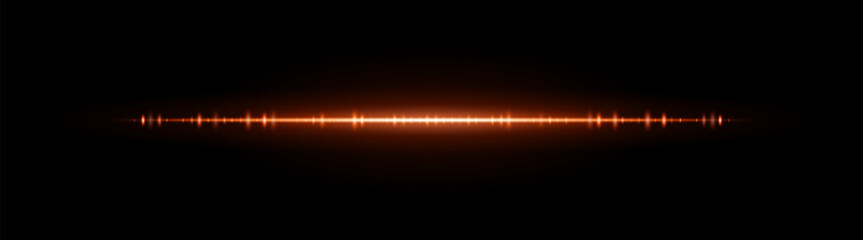 Thin red horizontal flare with glowing particles and subtle motion. Ideal for digital effects, overlays, sci-fi visuals, and design highlights.