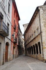 The old town of Besalu village, Spain           