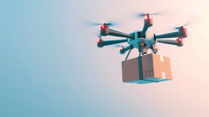 Cargo drones flying at low altitudes over cities: An economic concept
