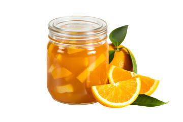 Fresh Orange Fruit Juice in a Jar with whole Citrus and slices, a healthy and refreshing drink perfect for a vibrant lifestyle.