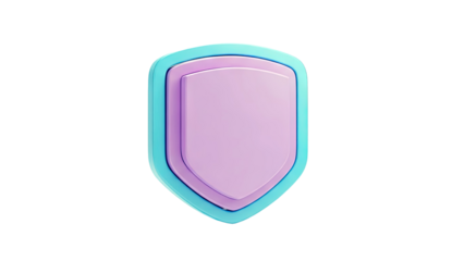 3D Rendered Shield Icon