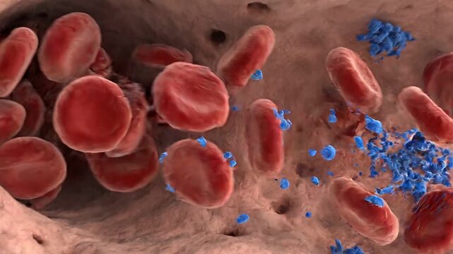 Time-Lapse of Red Blood Cell Production