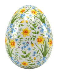 Decorative easter egg design festive season seasonal home isolated on transparent background