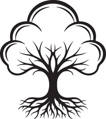 tree vector icon set. Wood with leaf natural collection in flat style. Tree simple different logo design elements.