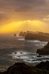 Sao Lourenco trail and viewpoint in Madeira, Portugal	
