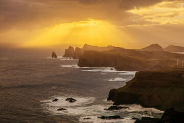 Sao Lourenco trail and viewpoint in Madeira, Portugal	
