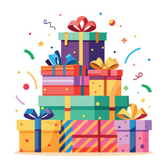 Colorful gift boxes
