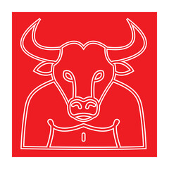 Mythical Phoenix and Bull Icon Set. Collection of phoenix and bull mythical creature icons in line and solid styles, suitable for logos, branding, tattoos, and fantasy design.EPS10/AI.

