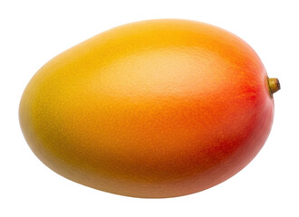 Juicy mango harvest tropical orchard food isolated on transparent background