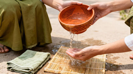 Sustainable Songkran Celebration with Eco Friendly Water Ritual Concept
