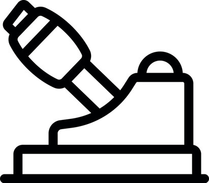 Hand brake lever being pulled to engage the emergency or parking brake system of a vehicle