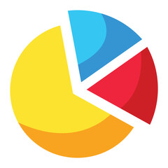 Pie chart icon design