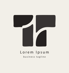 Company business logo design created in a clean and modern vector style, featuring a professional brand mark suitable for corporate identity, startups, offices, websites, stationery and business brand