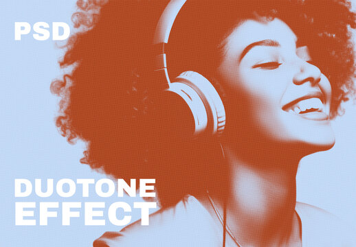 Duotone PSD Photo Effect
