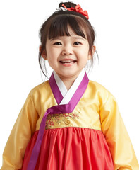 한복 입은 여자아이