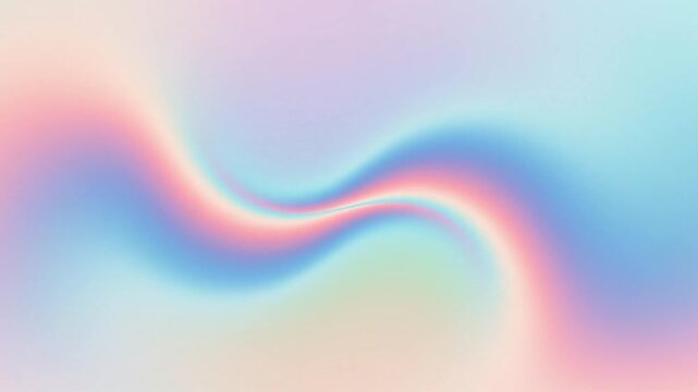 A vibrant video showcasing a colorful abstract background with smooth curves