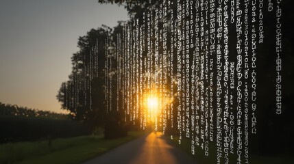 artwork illustrating a calm path of light leading toward opportunity