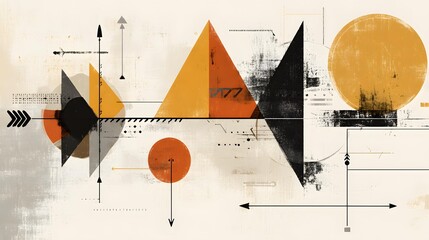 strategy visualization using layered transparent shapes and directional motion