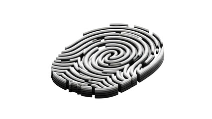 3D Fingerprint Maze