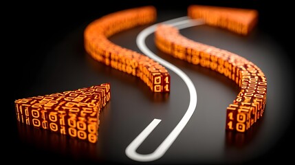 artwork illustrating a calm path of light leading toward opportunity