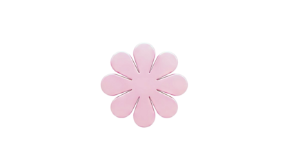 Pink Daisy Flower Shape