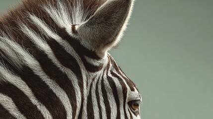 Fototapeta premium close-up of a zebra