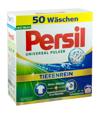 Persil Universal Pulver  Waschpulver von Henkel 3,0 kg  Hintergrund transparent PNG cut out