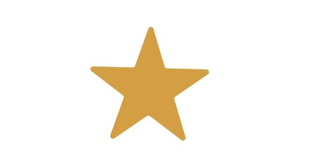 Obraz premium golden star