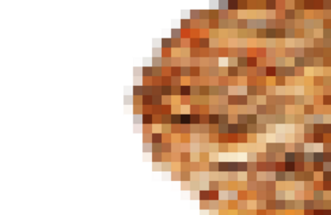 Abstract colored pixel mosaic  texture on transparent background