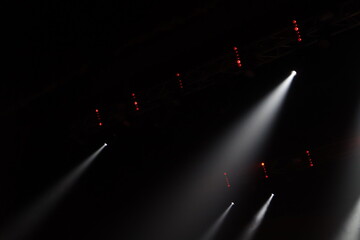 Stage Lighting Rig with  Beams
