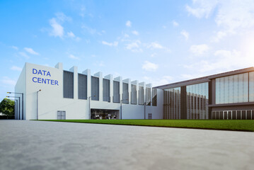 Data center building exterior