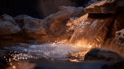 Invoking the idea of pouring water into hot stone in sauna speaks to ancient wellness traditions, which can be leveraged for SEO strategies targeting natural therapies and authentic relaxation