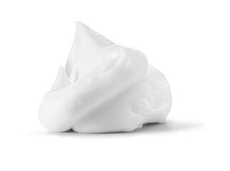 Shaving foam mousse isolated on a white background