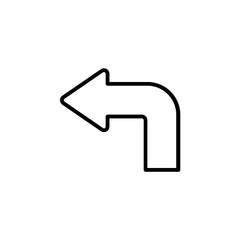 Turn Left Icon