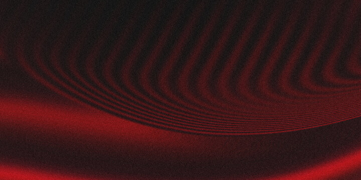 A dark, moody abstract background with deep red, curved ribbed lines and a grainy texture, creating a luxurious and cinematic effect for a sophisticated, elegant, or powerful brand.