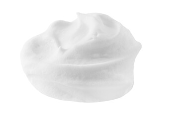 Shaving foam mousse isolated on a white background