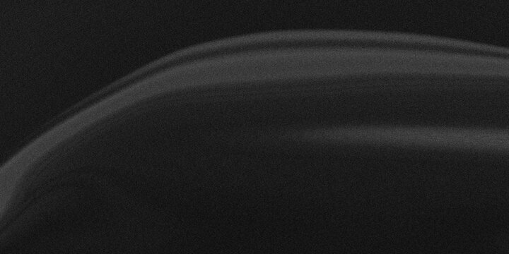 Dark monochrome abstract background with a sleek, liquid wave and a subtle grainy texture, creating a moody and luxurious effect for a sophisticated fashion or premium product brand.