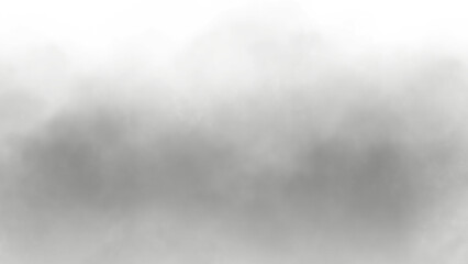 Grey Fog Smoke  PNG Featuring Soft Steam Vapor on Transparent Background