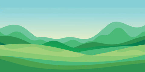 Fototapeta premium mountain landscape vector illustration