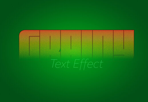 Grainy Gradient Text Effect