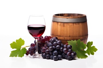 Obraz premium Wine glass wine grape.