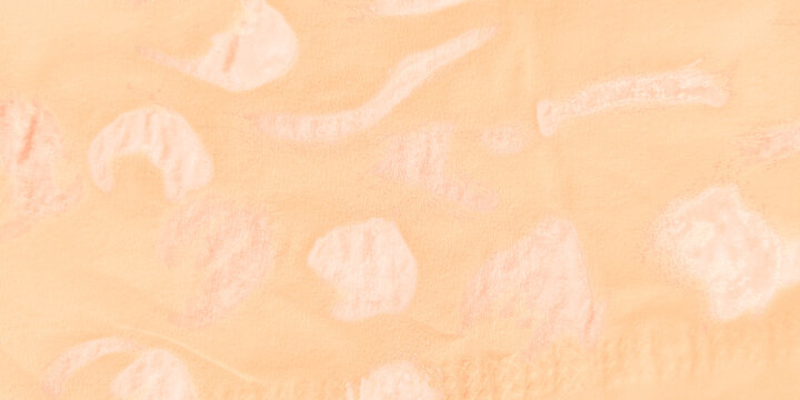 Yellow Art Watercolor. White Wallpaper. Cheetah