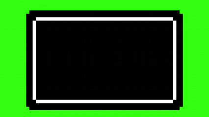 Pixel Art Retro Game UI Frame