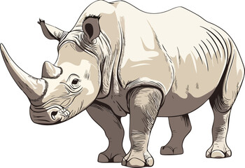 Rhino Vector Side View