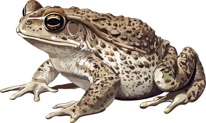 Toad Vector Side View Reptile