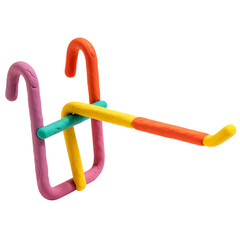 display hook from clay