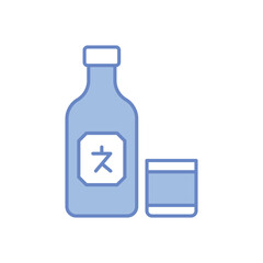 Soju  vector icon